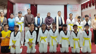 Photo of ताइक्वांडो बेल्ट टेस्ट उत्तीर्ण करने वाले खिलाड़ी सम्मानित, अंतर्राष्ट्रीय ताइक्वांडो प्रशिक्षकों ने बढ़ाया उत्साह