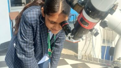 Photo of राजकुमार इंटर कॉलेज के प्रांगण से आकाश की सैर