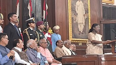Photo of संविधान दिवस समारोह: राष्ट्रपति ने अनुच्छेद 370 हटाने और नारी शक्ति वंदन अधिनियम की सराहना की