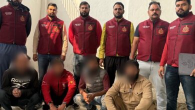 Photo of आईएसआई समर्थित अंतरराष्ट्रीय हथियार तस्करी गिरोह का भंडाफोड़, चार गिरफ्तार