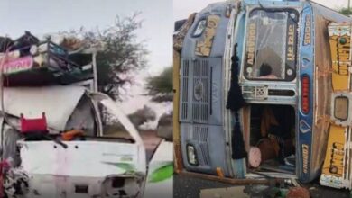 Photo of राजस्थान के जोधपुर में हाइवे पर हुए भीषण सड़क हादसे में गुजरात के 6 श्रद्धालुओं की मौत