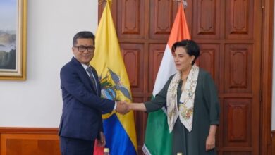 Photo of केंद्रीय मंत्री पबित्र मार्घेरिटा ने इक्वाडोर के राष्ट्रपति डेनियल नोबोआ से की मुलाकात