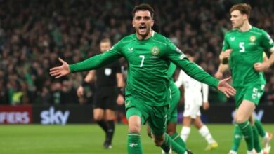 Photo of फीफा विश्व कप 2026 क्वालीफायर : आयरलैंड ने पुर्तगाल को 2-0 से हराकर किया बड़ा उलटफेर; रोनाल्डो को रेड कार्ड