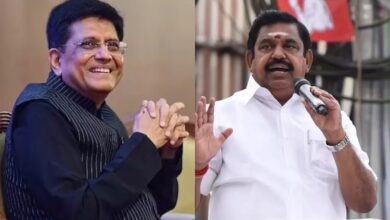 Photo of पीयूष गोयल आज चेन्नई प्रवास पर , पलानीस्वामी से करेंगे विचार-विमर्श
