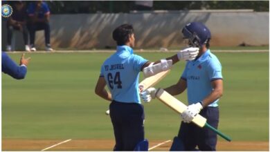 Photo of सैयद मुश्ताक अली ट्रॉफी: मुंबई ने हरियाणा को चार विकेट से हराया, यशस्वी की तूफानी शतकीय पारी