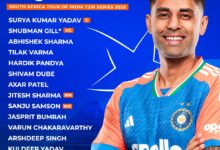 Photo of टीम इंडिया फुल स्ट्रेंथ में : दक्षिण अफ्रीका टी-20 श्रृंखला से पहले गिल–हार्दिक की शानदार वापसी