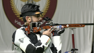 Photo of ऐश्वर्य तोमर ने वर्ल्ड कप फाइनल डेब्यू में जीता 3पी सिल्वर