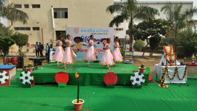 Photo of खेल मैदान में गूंजती हँसी, एक्सीलिया स्कूल में बच्चों की एथलेटिक्स मीट