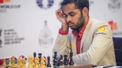 Photo of विश्व ब्लिट्ज चैंपियनशिप: अर्जुन एरिगैसी ने मैग्नस कार्लसन को हराकर संयुक्त बढ़त हासिल की
