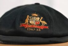 Photo of क्रिकेट का ‘हॉली ग्रेल’: ब्रैडमैन की 1947-48 की टोपी 4.6 लाख डॉलर में बिकी