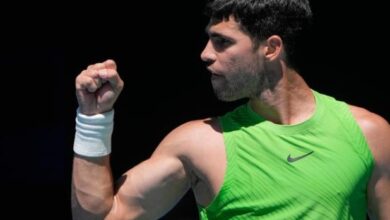 Photo of ऑस्ट्रेलियन ओपन: अल्कराज ने मौटे को सीधे सेटों में हराकर प्री-क्वार्टर फाइनल में बनाई जगह