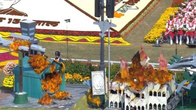 Photo of वायु सेना ने कर्तव्य पथ पर ‘सिंदूर’ फॉर्मेशन में फाइटर जेट उड़ाकर किया फ्लाई पास्ट