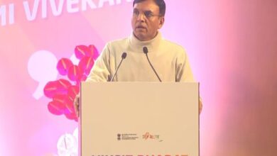 Photo of केंद्रीय खेल मंत्री मांडविया ने युवाओं से ‘विकसित भारत’ के निर्माण का किया आह्वान
