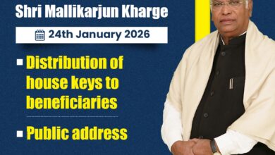 Photo of कांग्रेस अध्यक्ष मल्लिकार्जुन खड़गे आज कर्नाटक दौरे पर