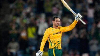 Photo of डिकॉक के तूफानी शतक से साउथ अफ्रीका ने दूसरे टी 20 में वेस्टइंडीज को 7 विकेट से हराया, सीरीज जीती