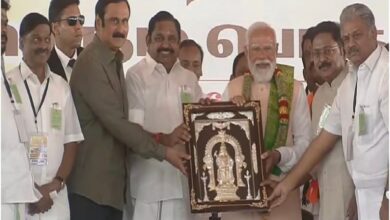 Photo of द्रमुक शासन के अंत की उलटी गिनती शुरू, तमिलनाडु में शीघ्र ही बनेगी डबल इंजन सरकार: प्रधानमंत्री मोदी