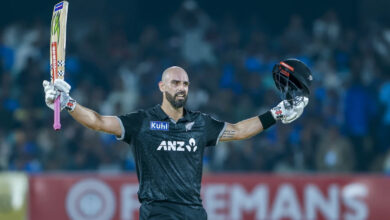 Photo of मिचेल–यंग की साझेदारी ने छीना मैच, राजकोट में भारत की करारी हार