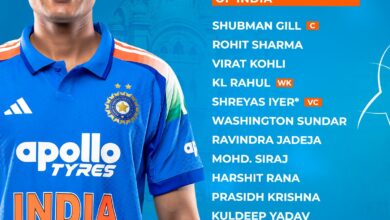 Photo of न्यूजीलैंड वनडे सीरीज के लिए शुभमन गिल बने कप्तान, श्रेयस अय्यर उपकप्तान