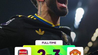 Photo of कुन्हा के गोल से मैनचेस्टर यूनाइटेड ने रोचक बनाई प्रीमियर लीग की खिताबी होड़