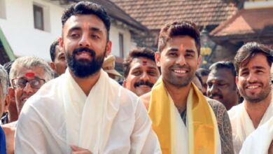 Photo of निर्णायक टी-20 से पहले टीम इंडिया ने तिरुवनंतपुरम में की पूजा-अर्चना