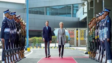 Photo of यूरोपीय आयोग की अध्यक्ष उर्सुला वॉन डेर लेयेन चार दिवसीय भारत दौरे पर दिल्ली पहुंचीं, मुक्त व्यापार और रक्षा सौदे पर लगेगी मुहर