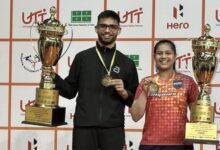 Photo of मानुष शाह–दिया चितले की जोड़ी ने जीता डब्ल्यूटीटी कंटेंडर मस्कट 2026 का खिताब