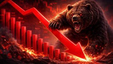 Photo of गिरावट के साथ लाल निशान पर बंद हुआ घरेलू शेयर बाजार, सेंसेक्स 770 अंक लुढ़का