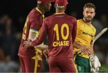Photo of दक्षिण अफ्रीका ने पहले टी20 में वेस्टइंडीज को 9 विकेट से हराया