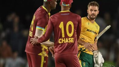 Photo of दक्षिण अफ्रीका ने पहले टी20 में वेस्टइंडीज को 9 विकेट से हराया