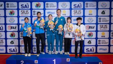 Photo of एशियन शूटिंग: मिक्स्ड पिस्टल में रजत, टीम स्पर्धाओं से दो और स्वर्ण
