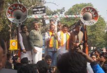 Photo of कांग्रेस मुख्यालय पर भाजपा का प्रदर्शन, कई कार्यकर्ता हिरासत में