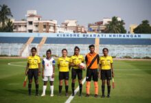 Photo of मेदिनीपुर में अंतर्विश्वविद्यालय महिला फुटबॉल प्रतियोगिता का आगाज, 27 टीमों के बीच मुकाबला