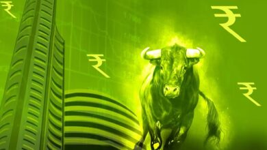 Photo of हरे निशान पर बंद हुआ शेयर बाजार, सेंसेक्स 311 अंक उछला, निफ्टी 25,550 के पार