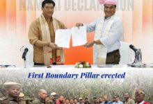 Photo of नामसाई घोषणा के बाद असम-अरुणाचल सीमा पर पहला बॉर्डर पिलर स्थापित