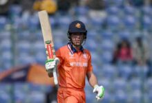 Photo of बास डे लीडे बने प्लेयर ऑफ़ द मैच, नीदरलैंड ने नामीबिया को हराया