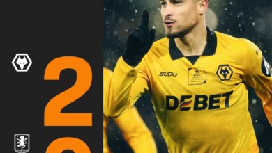 Photo of वॉल्वरहैम्प्टन का ऐतिहासिक उलटफेर : एस्टन विला को 2-0 से हराया