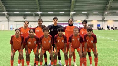 Photo of भारत अंडर-20 महिला टीम ने स्वीडिश क्लब टैबी एफके को मैत्री मैच में हराया