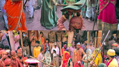 Photo of बरसाना में दिखा भक्ति, प्रेम और रंग का अद्भुत संगम, उमड़ा श्रद्धालुओं का सैलाब