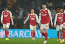 Photo of प्रीमियर लीग: वुल्व्स से ड्रॉ खेल आर्सेनल ने खिताबी दौड़ में मैनचेस्टर सिटी को दिया बड़ा फायदा