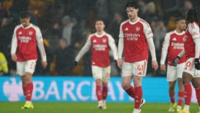 Photo of प्रीमियर लीग: वुल्व्स से ड्रॉ खेल आर्सेनल ने खिताबी दौड़ में मैनचेस्टर सिटी को दिया बड़ा फायदा