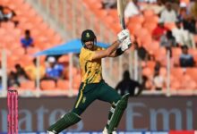 Photo of टी-20 विश्व कप: दक्षिण अफ्रीका ने वेस्टइंडीज को 9 विकेट से हराया, एडन मार्करम बने जीत के नायक