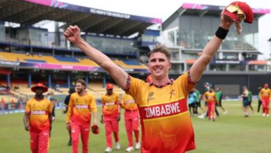Photo of टी-20 वर्ल्ड कप में बड़ा उलटफेर, जिम्बाब्वे ने ऑस्ट्रेलिया को 23 रन से हराया