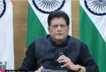 Photo of भारत-अमेरिका व्‍यापार समझौते से किसानों को नुकसान नहीं, डेयरी और कृषि क्षेत्र पूरी तरह संरक्षित- पीयूष गोयल