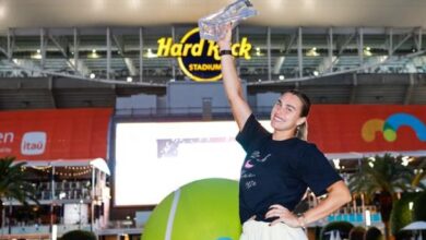 Photo of विश्व नंबर-1 आर्यना सबालेंका ने जीता मियामी ओपन 2026 का खिताब, ‘सनशाइन डबल’ जीतने वाली बनीं पांचवीं खिलाड़ी