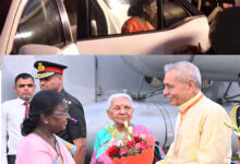 Photo of राष्ट्रपति द्रौपदी तीन दिवसीय प्रवास पर पहुंचीं श्रीकृष्ण की नगरी, इस्कॉन-प्रेम मंदिर में किए दर्शन