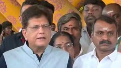 Photo of तमिलनाडु भाजपा प्रभारी और केंद्रीयमंत्री पीयूष गोयल चेन्नई पहुंचे