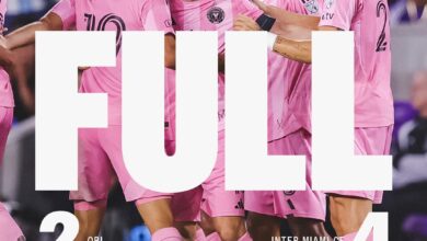 Photo of लियोनेल मेस्सी के दो गोल, इंटर मियामी ने ऑरलैंडो सिटी को 4-2 से हराया