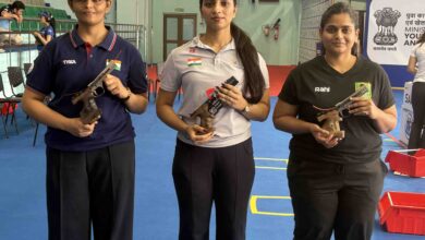 Photo of 25 मीटर पिस्टल टी3 में अर्शदीप कौर अव्वल, दिव्या दूसरे स्थान पर