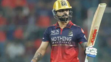Photo of कोहली–पडिक्कल की तूफानी बैटिंग, सनराइजर्स हैदराबाद पर आरसीबी की शानदार जीत