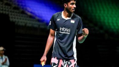 Photo of बैडमिंटन एशियन चैंपियनशिप में आयुष शेट्टी ने किया बड़ा उलटफेर, वर्ल्ड नंबर-7 ली शी फेंग को हराया